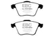EBC 07-13 Mazda 3 2.3 Turbo Redstuff Front Brake Pads - Burkken Auto Parts