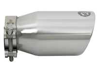 aFe MACH Force-Xp Universal 304 SS Single-Wall Clamp-On Exhaust Tip - Polished - Burkken Auto Parts