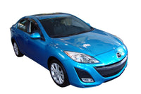 AVS 10-13 Mazda 3 Ventvisor Outside Mount Window Deflectors 4pc - Smoke - Burkken Auto Parts