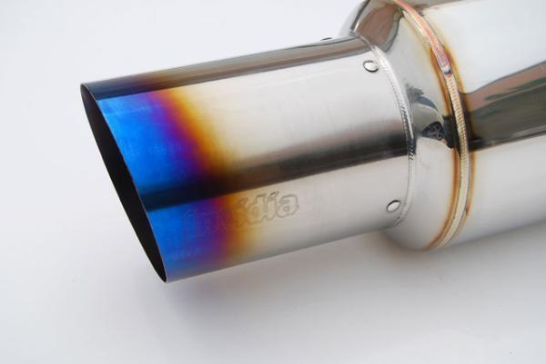Invidia 08+ WRX Hatch / 08 STi 76mm RACING Titanium Tip Cat-back Exhaust - Burkken Auto Parts