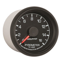 Autometer Factory Match Ford 52.4mm Full Sweep Electronic 0-1600 Deg F EGT/Pyrometer Gauge - Burkken Auto Parts