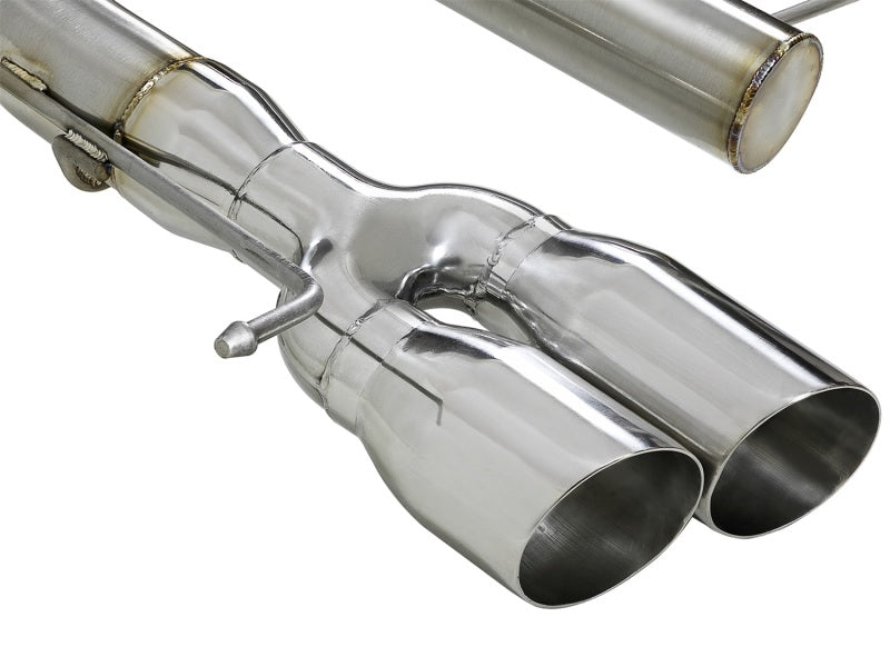 aFe MACHForce XP 08-13 BMW 135i L6-2.0L N54/N55 3in. 304 SS Axle-Back Exhaust w/Polished Tips - Burkken Auto Parts