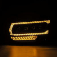 AlphaRex 19-21 Ram 2500 NOVA LED Proj Headlights Plank Style Alpha Blk w/Activ Light/Seq Signal/DRL - Burkken Auto Parts