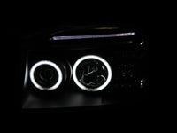 ANZO 2001-2004 Nissan Frontier Projector Headlights w/ Halo Black (CCFL) - Burkken Auto Parts