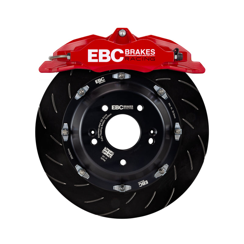 EBC Racing 13-19 Volkswagen Golf GTI Red 6 Piston Apollo Calipers 355mm Rotors Front Big Brake Kit - Burkken Auto Parts