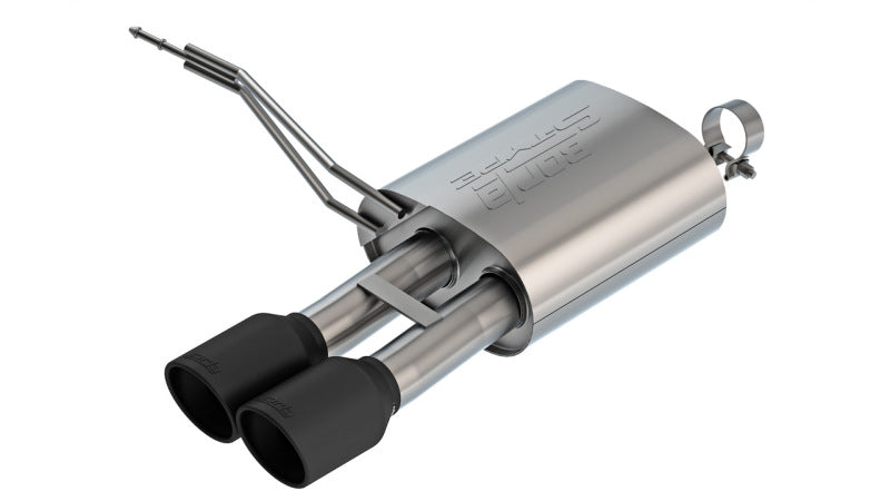 Borla 14-24 Mini Cooper S (F55) S-Type Axle-Back Exhaust System - Black Coated Tips - Burkken Auto Parts