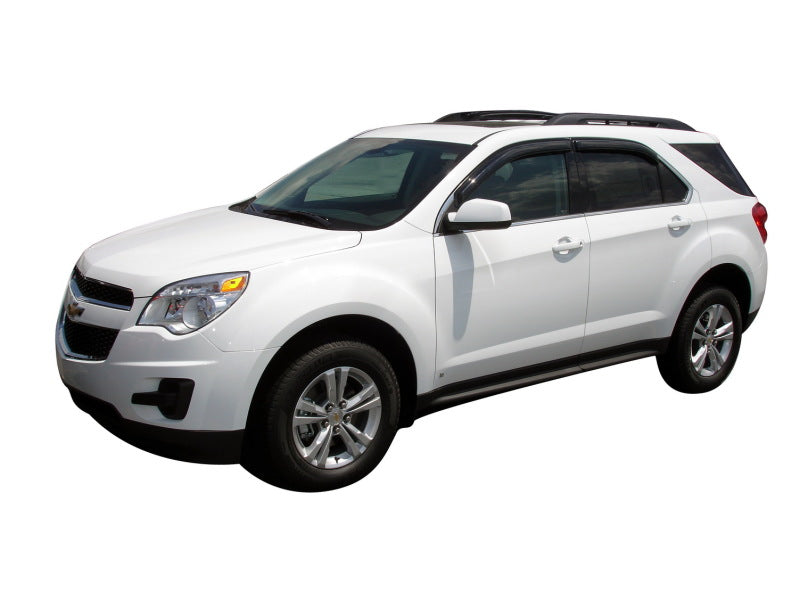 AVS 10-17 Chevy Equinox Ventvisor Outside Mount Window Deflectors 4pc - Smoke - Burkken Auto Parts