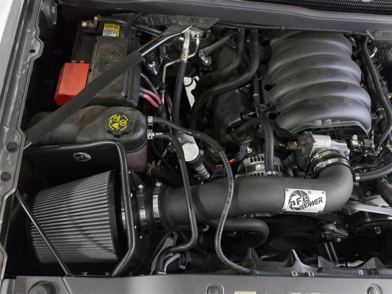 aFe MagnumFORCE Intake Stage-2 Dry S 14-17 GM Silverado/Sierra 1500 5.3L/6.2L w/Electric Fan - Burkken Auto Parts