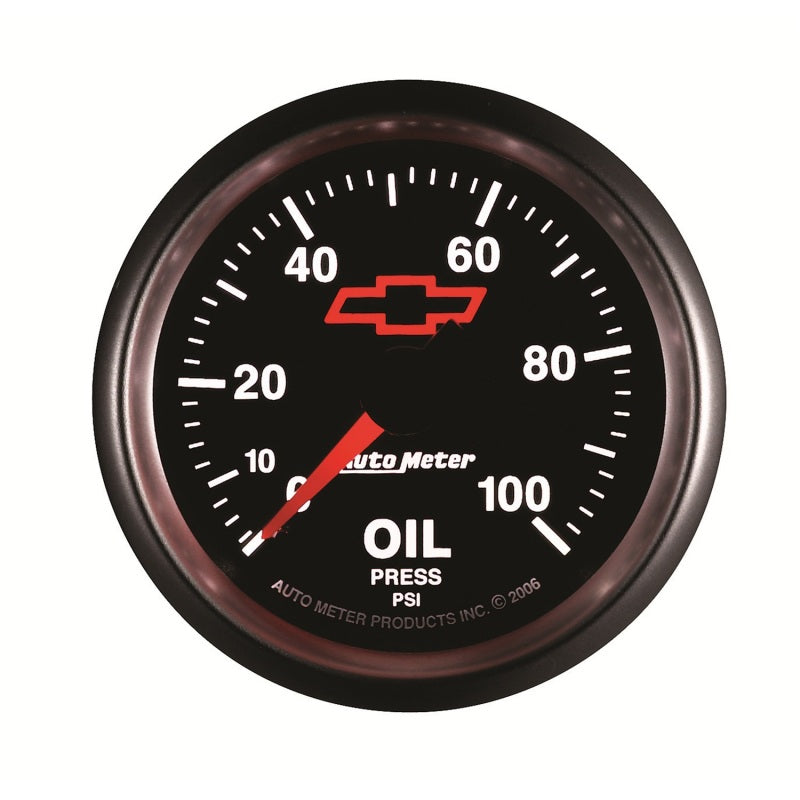 Autometer Sport-Comp II GM 52mm 0-100 PSI Mechanical Oil Pressure Gauge - Burkken Auto Parts