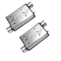 BBK 86-04 Mustang Cat Back Kit Varitune Mufflers Stainless Steel Tips - Burkken Auto Parts