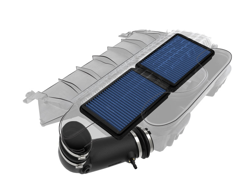 aFe 21-23 Ram 1500 TRX HEMI V8 6.2L (sc) Super Stock Induction System w/ Pro 5R Filters - Burkken Auto Parts