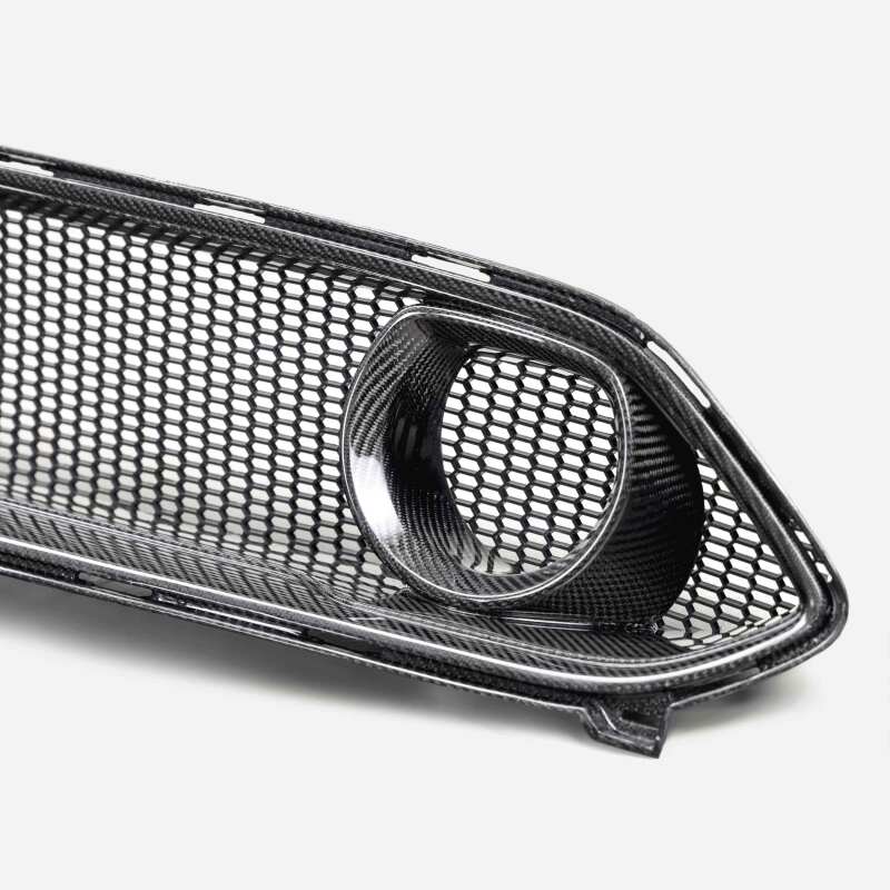 Anderson Composites 21-22 Ford Mustang Mach 1 CF Upper Grille - Burkken Auto Parts