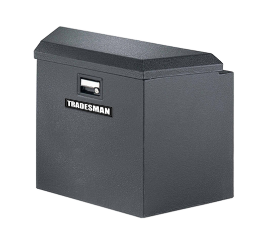 Tradesman Steel Trailer Tongue Storage Box (16in.) - Black - Burkken Auto Parts