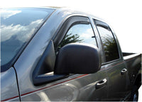 AVS 02-08 Dodge RAM 1500 Quad Cab Ventvisor In-Channel Front & Rear Window Deflectors 4pc - Smoke - Burkken Auto Parts