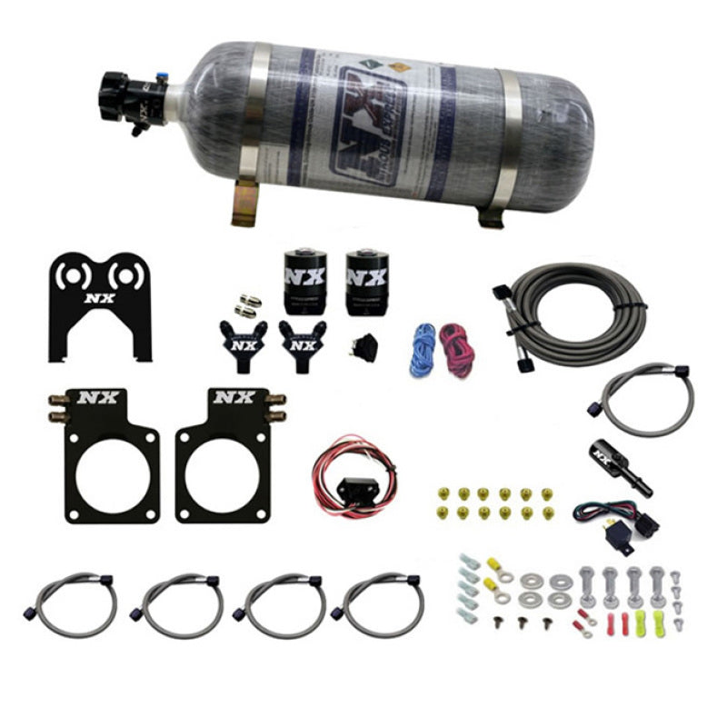 Nitrous Express Nissan GT-R Nitrous Plate Kit (35-300HP) w/Composite Bottle - Burkken Auto Parts
