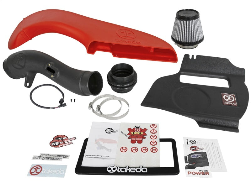 aFe Takeda Stage-2 PRO DRY S Cold Air Intake System 15-18 Subaru WRX H4 2.0L (t) - Burkken Auto Parts