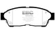 EBC 93-97 Geo Prizm 1.6 Greenstuff Front Brake Pads - Burkken Auto Parts