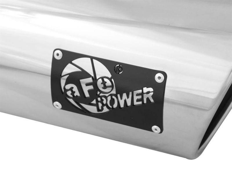 aFe Diesel Exhaust Tip Bolt On Polished 5in Inlet x 6in Outlet x 12in Long - Burkken Auto Parts