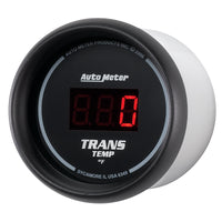 Autometer Z Series 52mm Black Digital 0-300 Deg F Transmission Temperature Gauge - Burkken Auto Parts