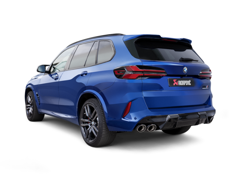 Akrapovic 2024+ BMW X5M / X6M (Face Lift) Slip-On Line (Titanium) w/Carbon Fiber Tips - Burkken Auto Parts