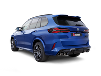 Akrapovic 2024+ BMW X5M / X6M (Face Lift) Slip-On Line (Titanium) w/Carbon Fiber Tips - Burkken Auto Parts