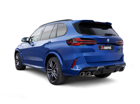 Akrapovic 2024+ BMW X5M / X6M (Face Lift) Slip-On Line (Titanium) w/Carbon Fiber Tips - Burkken Auto Parts