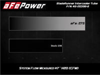 aFe 2020 Toyota Supra 3.0L 3in Black Intercooler Tube - Hot - Burkken Auto Parts