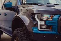 Anderson Composites 17-18 Ford Raptor Type-Wide Carbon Fiber Front Fenders (Pair) - Burkken Auto Parts