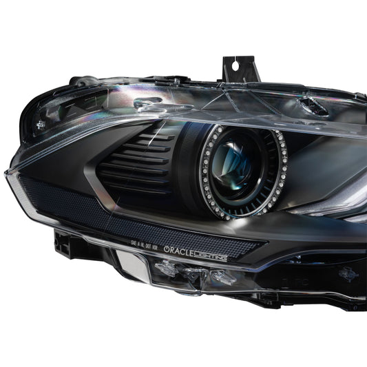 Oracle Lighting 18-23 Ford Mustang Dynamic ColorSHIFT LED Headlights - Black Series