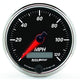 Autometer Designer Black II 3 3/8in 120 MPH In-Dash Speedo w/ LCD ODO - Burkken Auto Parts