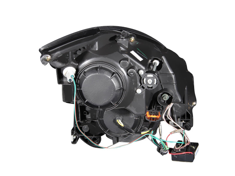 ANZO 2003-2007 Infiniti G35 Projector Headlights w/ Halo Black (CCFL) (HID Compatible) - Burkken Auto Parts