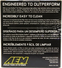 AEM 3 in Short Neck 5 in Element Filter - Burkken Auto Parts