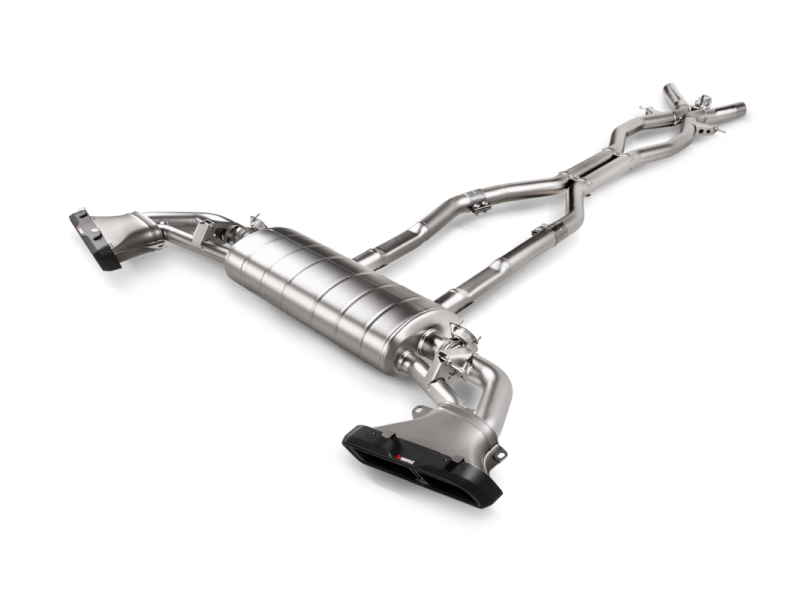 Akrapovic 2020 Mercedes-AMG GLS 63 (X167) Evolution Line Cat Back (Titanium) w/ Carbon Tips - Burkken Auto Parts