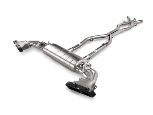 Akrapovic 2020 Mercedes-AMG GLS 63 (X167) Evolution Line Cat Back (Titanium) w/ Carbon Tips - Burkken Auto Parts