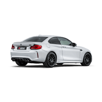 Akrapovic 2018+ BMW M2 Competition/M2 CS (F87N) Slip-On Line (Titanium) w/Carbon Fiber Tips - Burkken Auto Parts