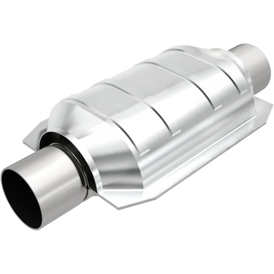 MagnaFlow Conv Univ 2.25in Inlet/Outlet Center/Center Oval 9inx6.5inx13in - Burkken Auto Parts