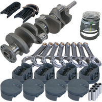 Eagle Ford 460 4.300in Crank 6.800in I-Beam Rods -3cc Flat Top 4.440in Pistons Rotating Assembly - Burkken Auto Parts