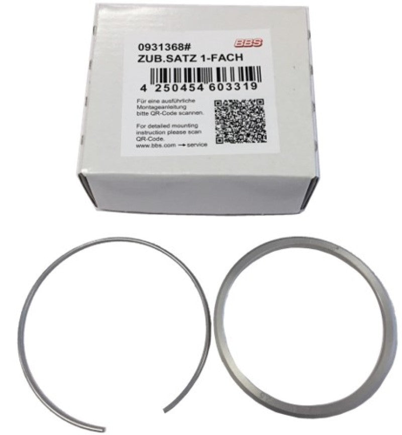 BBS PFS KIT - BMW - Includes 82mm OD - 72.5mm ID Ring / 82mm Clip - Burkken Auto Parts