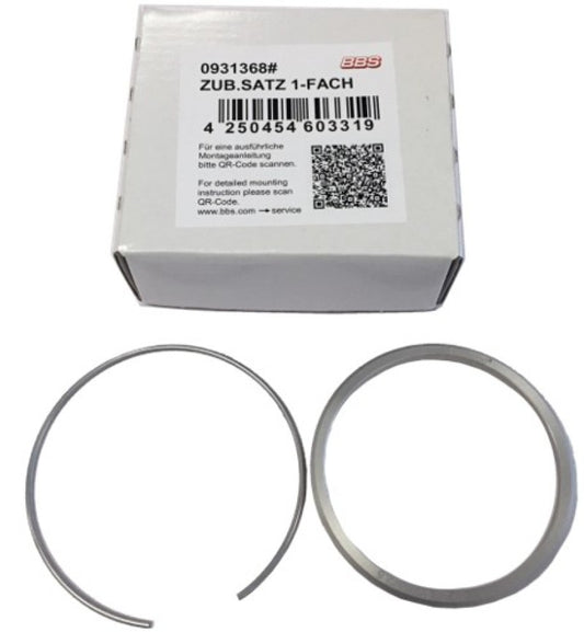 BBS PFS KIT - BMW E70 - Includes 82mm OD - 74mm ID Ring / 82mm Clip - Burkken Auto Parts