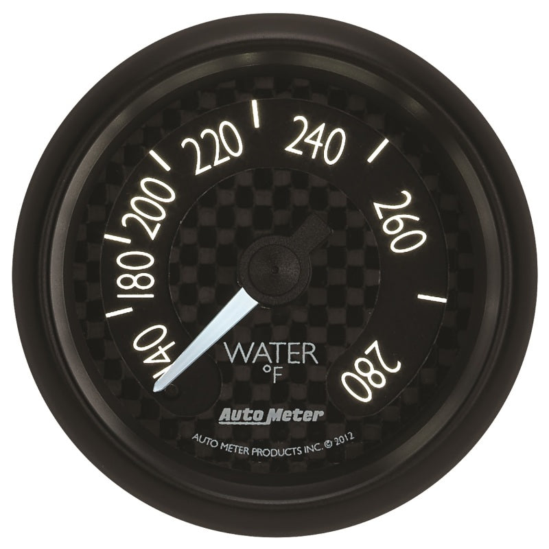 Autometer GT Series 52mm Mechanical 140-280 Deg F Water Temperature Gauge - Burkken Auto Parts