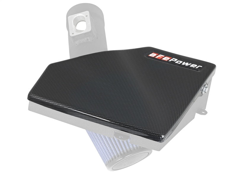 aFe MagnumFORCE Stage-2 Intake System Carbon Fiber Cover 15-17 MINI Cooper S (F55/F56) L4-2.0L (t) - Burkken Auto Parts