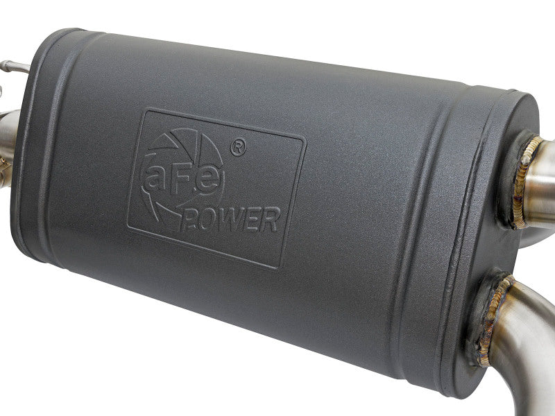 aFe 16-18 BMW M2 L6-3.0L MACH Force-Xp 3in to 2.5in 304 SS Cat-Back Exhaust System-Quad Black Tips - Burkken Auto Parts