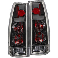 ANZO 1999-2000 Cadillac Escalade Taillights Black - New Gen - Burkken Auto Parts
