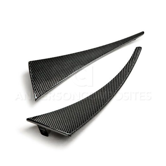 Anderson Composites 14+ Chevrolet Corvette C7 Stingray/Z06 Rear Mud Flaps - Burkken Auto Parts
