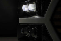 AlphaRex 07-13 Chevy 1500HD NOVA LED Proj Headlights Plank Style Matte Blk w/Activ Light/Seq Signal - Burkken Auto Parts