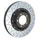 Brembo 06-12 997 Turbo/Turbo S (PCCB Equipped) Front 2-Piece Discs 380x34 2pc Rotor Slotted Type3 - Burkken Auto Parts