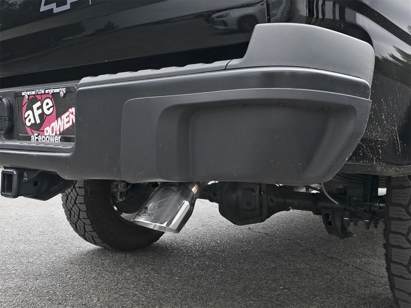aFe MACH Force-Xp Hi-Tuck 3in. 409 SS C/B Exhaust 15-18 GM Colorado L4-2.5L/V6-3.6L - Polished Tip - Burkken Auto Parts