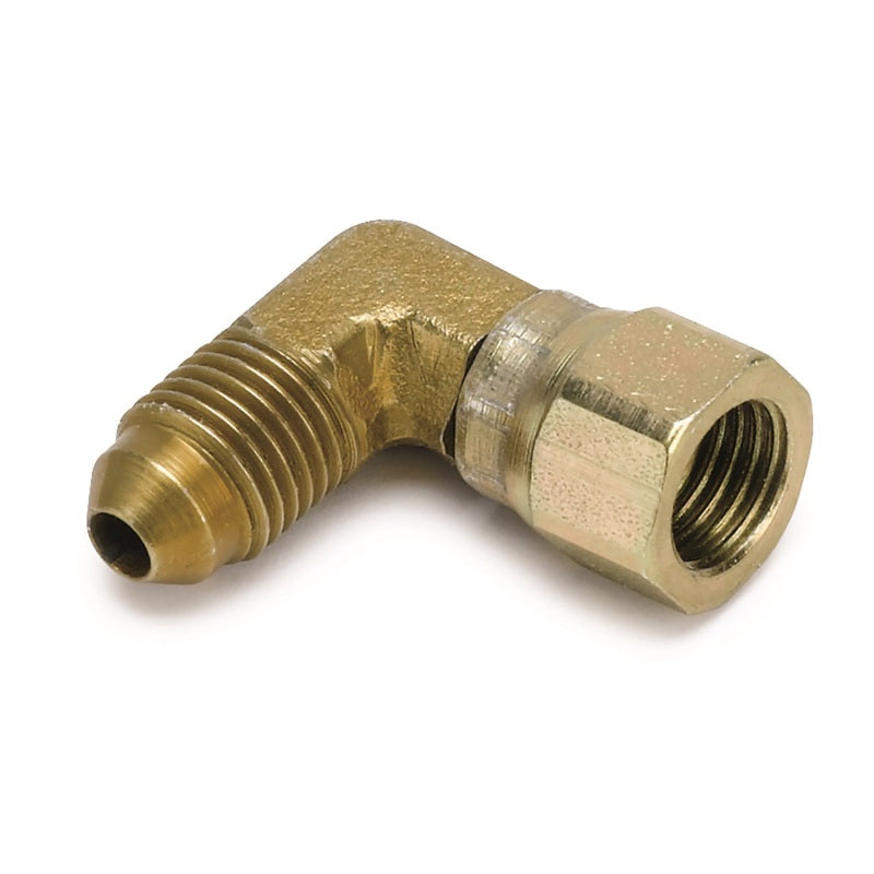 Autometer -4AN Elbow Fitting - 90 Deg w/ Swivel Nut - Burkken Auto Parts