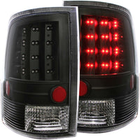 ANZO 2009-2015 Dodge Ram 1500 LED Taillights Black - Burkken Auto Parts