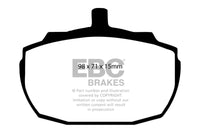 EBC 91-93 Morgan 4/4 1.6 Greenstuff Front Brake Pads - Burkken Auto Parts
